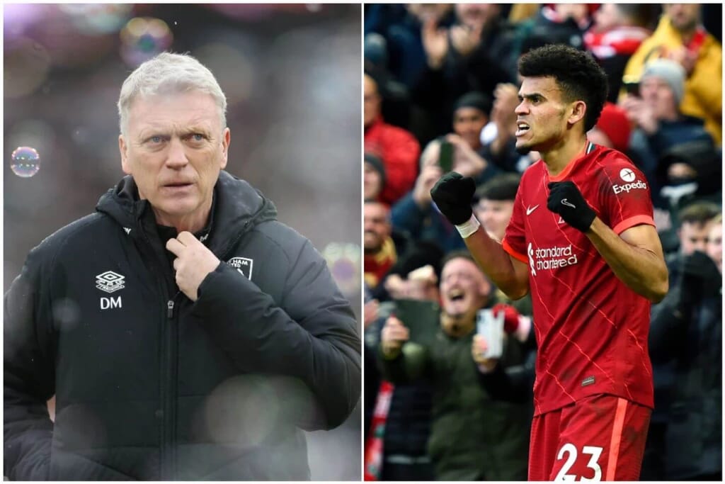 David Moyes reveals West Ham were 'quite far down the line' to sign Luis Diaz before Liverpool swooped in for the Colombian international in January as the Hammers boss says he spoke to the winger and his agent on the phone, INFINITY LOADED David Moyes reveals West Ham were 'quite far down the line' to sign Luis Diaz before Liverpool swooped in for the Colombian international in January as the Hammers boss says he spoke to the winger and his agent on the phone, David Moyes reveals West Ham were ‘quite far down the line’ to sign Luis Diaz before Liverpool swooped in for the Colombian international in January as the Hammers boss says he spoke to the winger and his agent on the phone, INFINITY LOADED