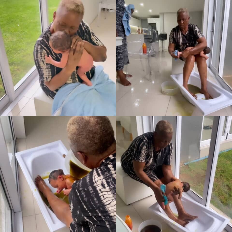 Former BB Naija reality tv star "Omoshola" shares new video of his mum and his new born baby, INFINITY LOADED Former BB Naija reality tv star "Omoshola" shares new video of his mum and his new born baby, Former BB Naija reality tv star “Omoshola” shares new video of his mum and his new born baby, INFINITY LOADED