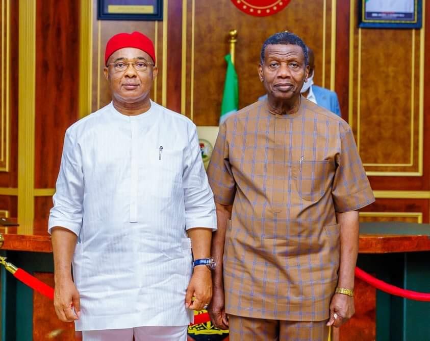 PASTOR ADEBAYOR VISITS UZODIMMA, ASSURES HIM OF DIVINE INTERVENTION OVER INSECURITY CHALLENGES (SEE PHOTOS), PASTOR ADEBAYOR VISITS UZODIMMA, ASSURES HIM OF DIVINE INTERVENTION OVER INSECURITY CHALLENGES (SEE PHOTOS), INFINITY LOADED