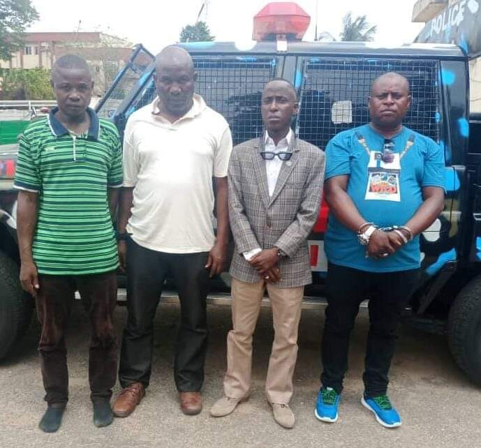LAGOS STATE RAPID RESPONSE SQUAD (RSS) ARREST FOUR FAKE REVENUE COLLECTORS, LAGOS STATE RAPID RESPONSE SQUAD (RSS) ARREST FOUR FAKE REVENUE COLLECTORS, INFINITY LOADED