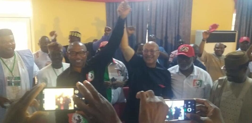 Pat Utomi steps down for Peter Obi who has emerged 2023 presidential candidate of Labour Party, Pat Utomi steps down for Peter Obi who has emerged 2023 presidential candidate of Labour Party, INFINITY LOADED