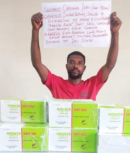 NAFDAC arraigns businessman for alleged importation of fake anti-malarial drug in Anambra, NAFDAC arraigns businessman for alleged importation of fake anti-malarial drug in Anambra, INFINITY LOADED