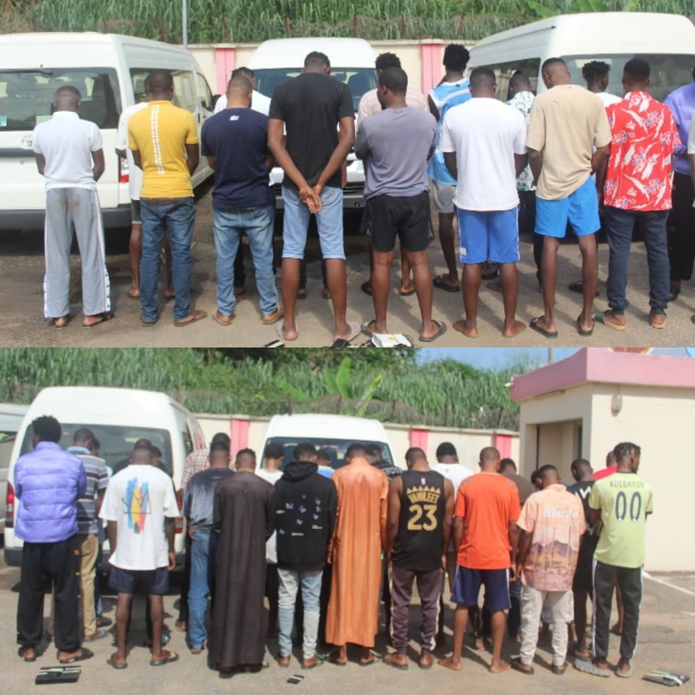 EFCC arrests 41 suspected internet fraudsters in Akure, recover 12 exotic cars, EFCC arrests 41 suspected internet fraudsters in Akure, recover 12 exotic cars, INFINITY LOADED