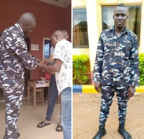 Nigerian Police demote officer seen in viral video singing, dancing and brandishing rifle in praise of cult group, Nigerian Police demote officer seen in viral video singing, dancing and brandishing rifle in praise of cult group, INFINITY LOADED