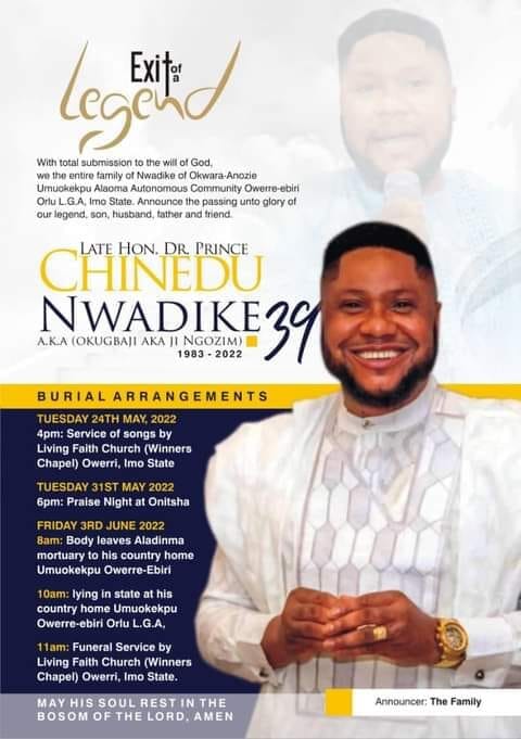 Photos from the funeral of gospel singer, Chinedu Nwadike, INFINITY LOADED Photos from the funeral of gospel singer, Chinedu Nwadike, Photos from the funeral of gospel singer, Chinedu Nwadike, INFINITY LOADED