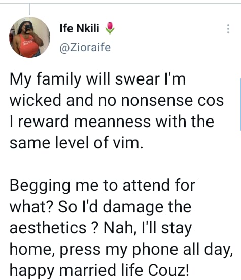 My closest cousin said I won't be her maid of honour because I am too fat - Nigerian lady laments, My closest cousin said I won’t be her maid of honour because I am too fat – Nigerian lady laments, INFINITY LOADED