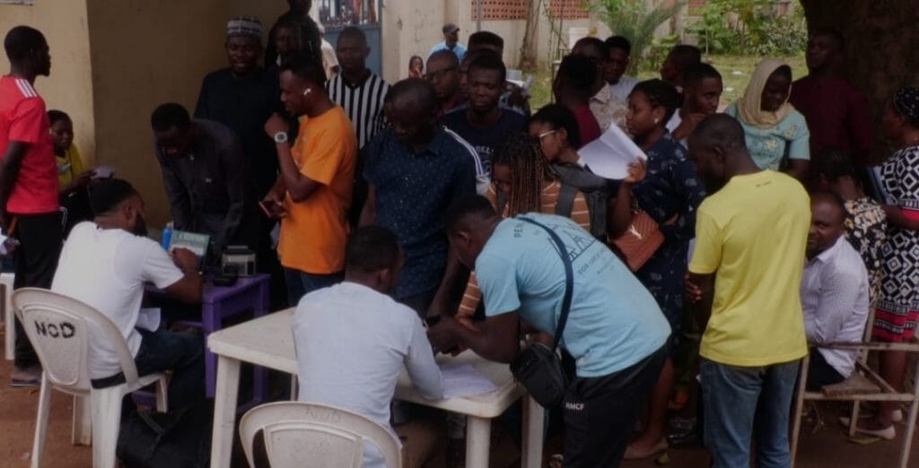 Abuja Residents Express Frustration, Allege Bribery At PVC Registration Centres, Abuja Residents Express Frustration, Allege Bribery At PVC Registration Centres, INFINITY LOADED