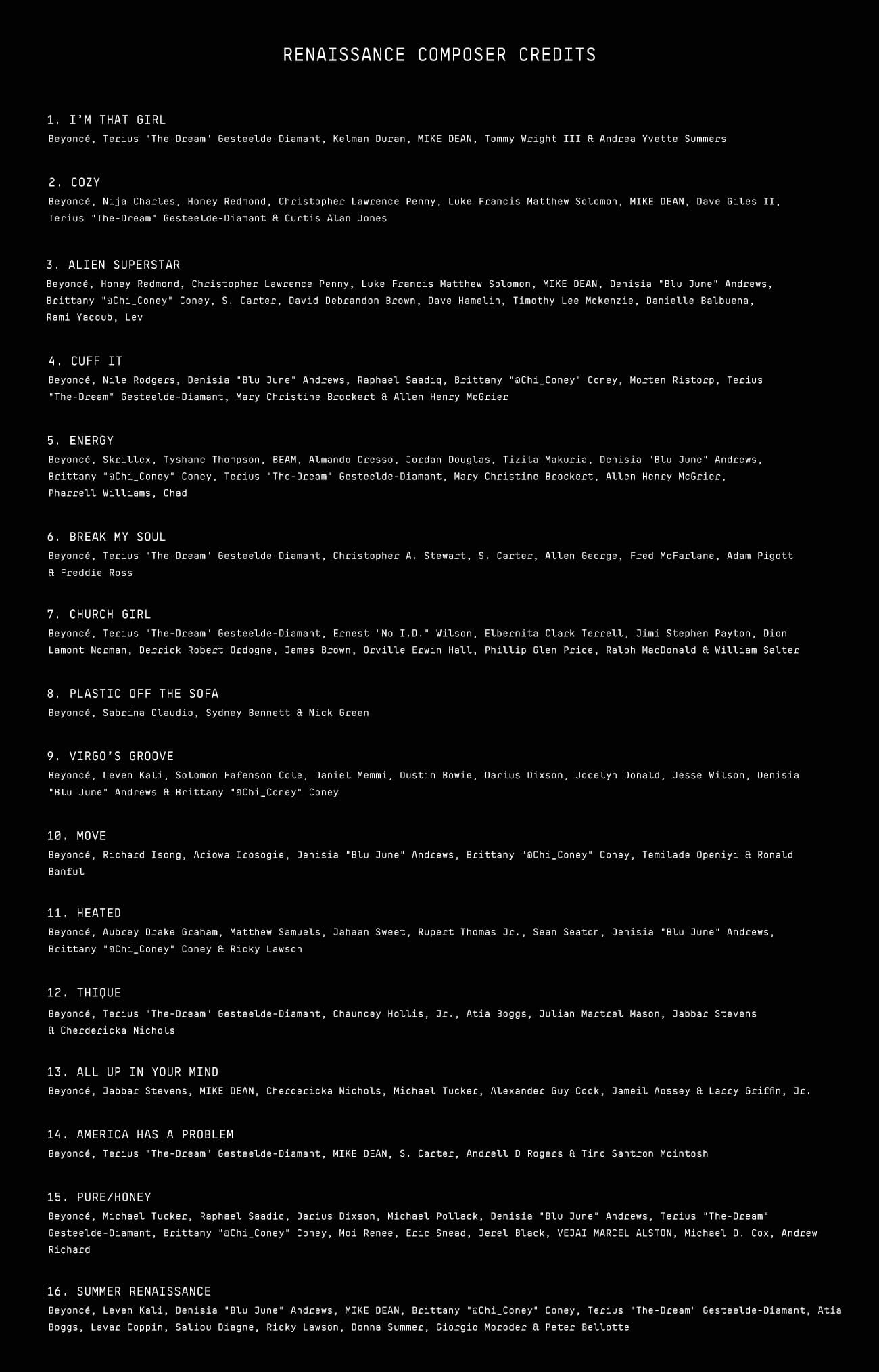 Nigerian singer "Tems" credited as a songwriter on Beyonce's upcoming album, INFINITY LOADED Nigerian singer "Tems" credited as a songwriter on Beyonce's upcoming album, Nigerian singer “Tems” credited as a songwriter on Beyonce’s upcoming album, INFINITY LOADED