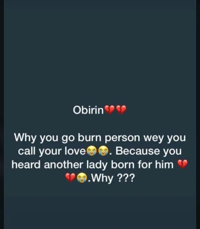 Breaking news: Newly Married Woman Sets Husband Ablaze For Allegedly Cheating, Then Commits Suicide, Breaking news: Newly Married Woman Sets Husband Ablaze For Allegedly Cheating, Then Commits Suicide, INFINITY LOADED