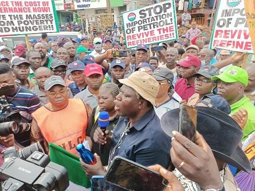 Nigeria Labour Congress Begins Massive Solidarity Protest In Lagos state (Photos), Nigeria Labour Congress Begins Massive Solidarity Protest In Lagos state (Photos), INFINITY LOADED