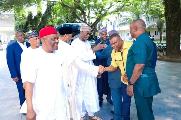 Governor Nyesom Wike hosts Yari and Abacha&rsquo;s son in Rivers state, Governor Nyesom Wike hosts Yari and Abacha&rsquo;s son in Rivers state, INFINITY LOADED