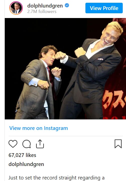 Sylvester Stallone again slams 'Rocky' producer over Drago spin-off, Sylvester Stallone again slams ‘Rocky’ producer over Drago spin-off, INFINITY LOADED