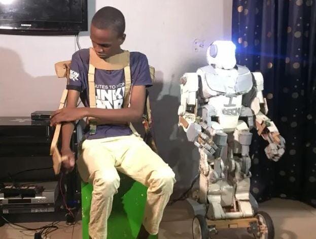 17-Year Old Nigerian Boy Builds A Robot, INFINITY LOADED 17-Year Old Nigerian Boy Builds A Robot, 17-Year Old Nigerian Boy Builds A Robot, INFINITY LOADED
