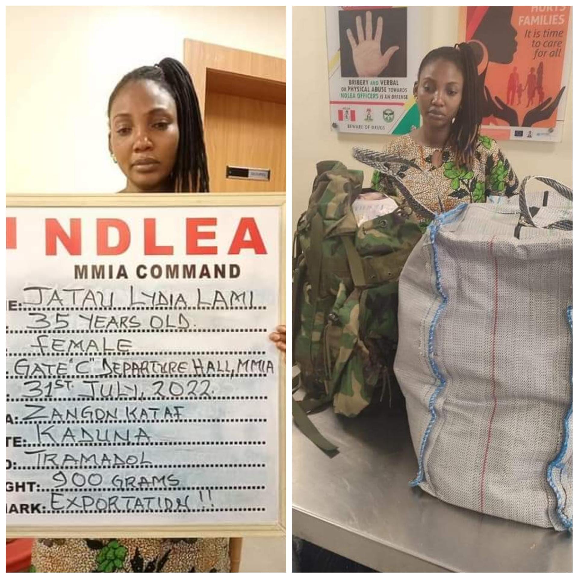 Kaduna Woman Arrested With Drugs Tells NDLEA she Wanted To Raise N5m Ransom To Free her Mother From Bandits, Kaduna Woman Arrested With Drugs Tells NDLEA she Wanted To Raise N5m Ransom To Free her Mother From Bandits, INFINITY LOADED