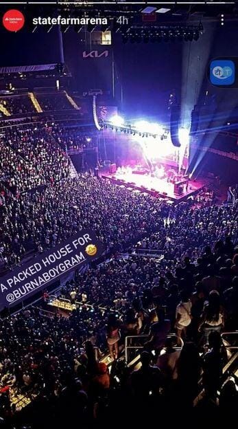 Burna Boy Beats Wizkid, Davido As First African Artiste To Sell Out State Farm Arena In Atlanta (Video), INFINITY LOADED Burna Boy Beats Wizkid, Davido As First African Artiste To Sell Out State Farm Arena In Atlanta (Video), Burna Boy Beats Wizkid, Davido As First African Artiste To Sell Out State Farm Arena In Atlanta (Video), INFINITY LOADED