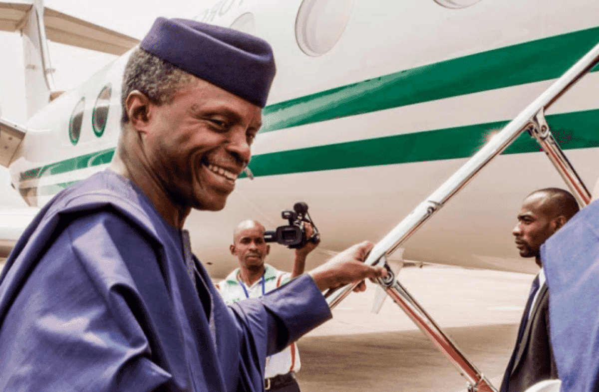 Osinbajo Jets Out To Attend Queen Elizabeth II Funeral, Osinbajo Jets Out To Attend Queen Elizabeth II Funeral, INFINITY LOADED