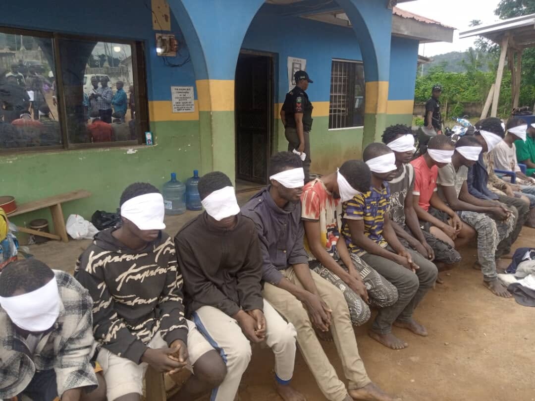 Ekiti State Police Parades Nineteen Suspects Who Allegedly Stole Church Offerings, Ekiti State Police Parades Nineteen Suspects Who Allegedly Stole Church Offerings, INFINITY LOADED