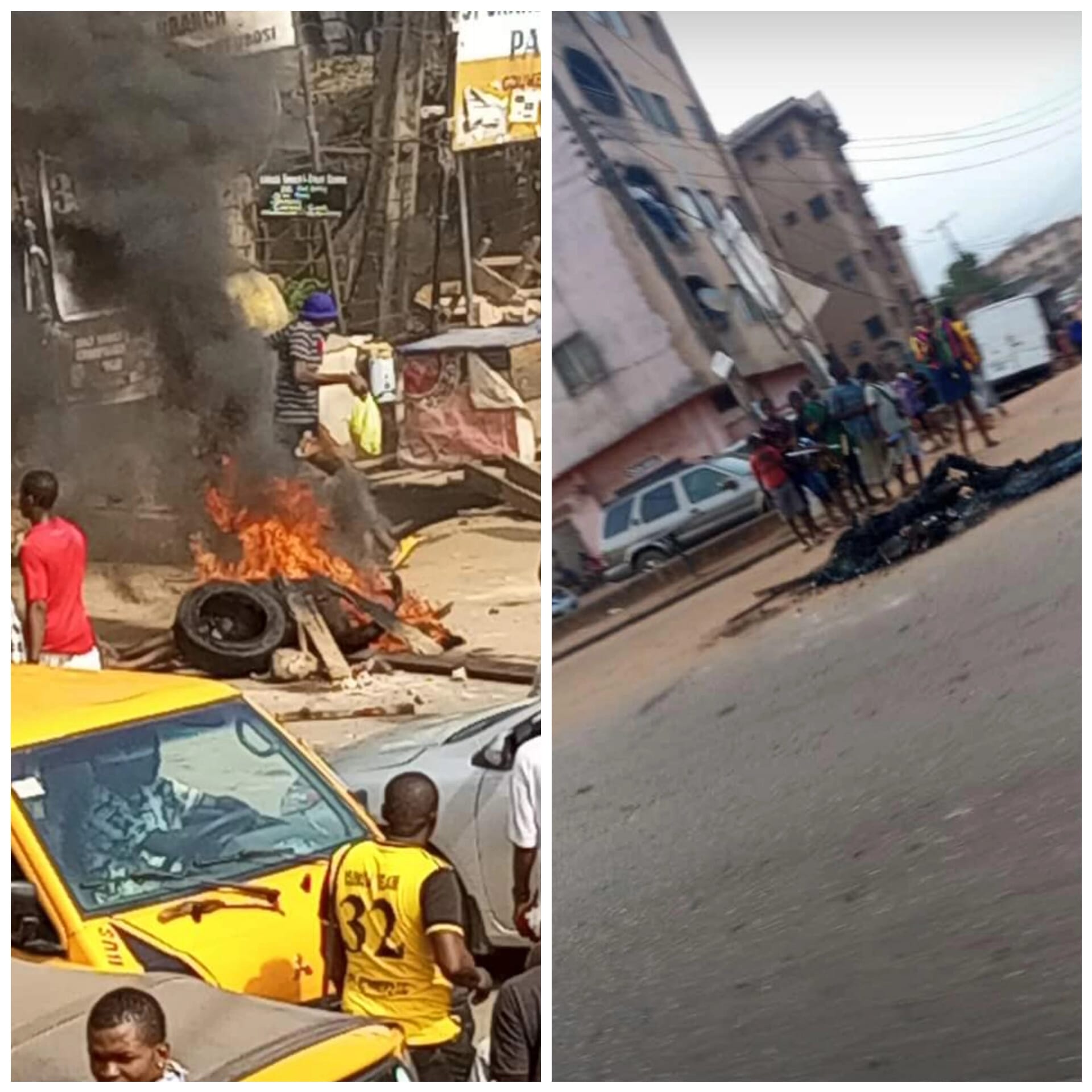 Mob Arrests Notorious Phones Snatchers In Yola, Five Men Burnt To Death For Alleged Trying To Steal Tricycle in Onitsha, Anambra State (Photos), INFINITY LOADED