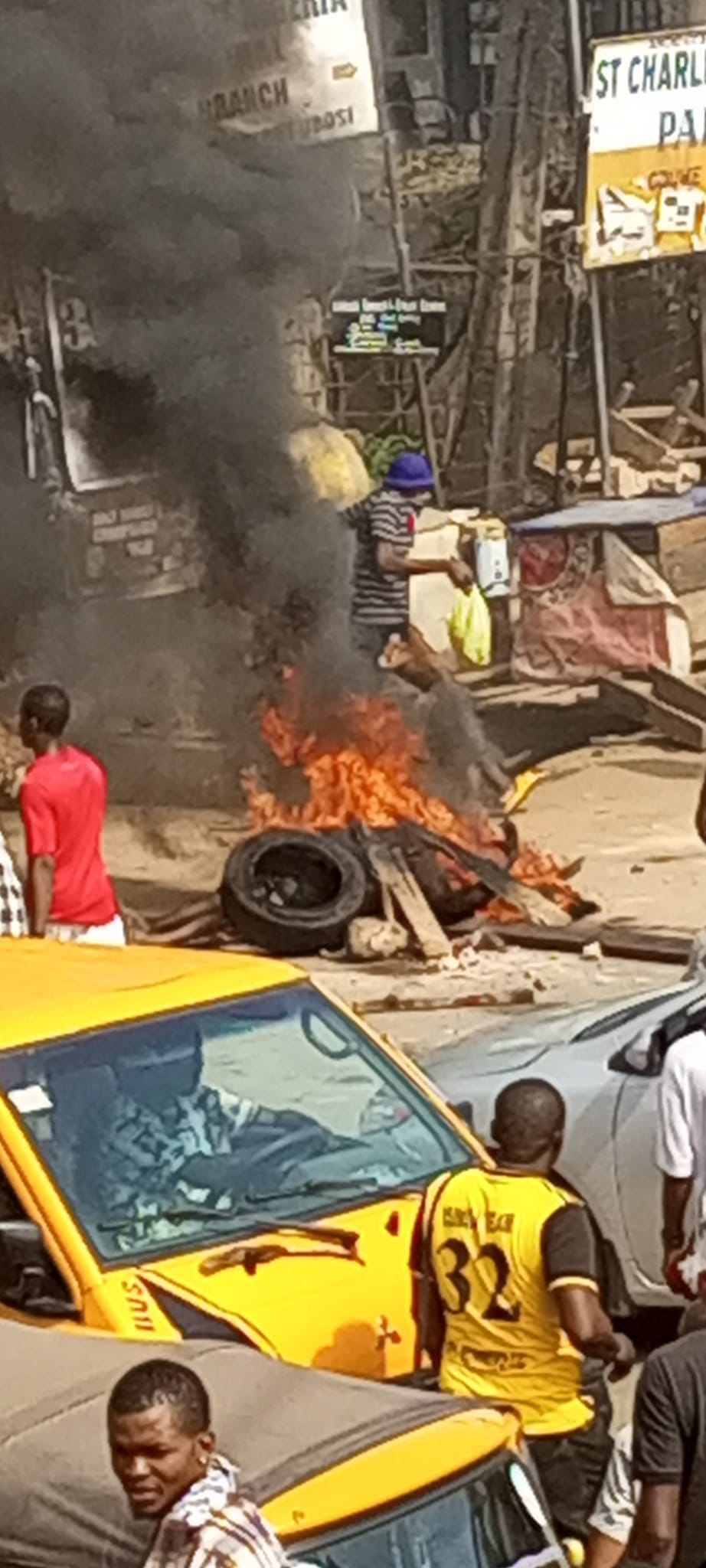 Five Men Burnt To Death For Alleged Trying To Steal Tricycle in Onitsha, Anambra State (Photos), Five Men Burnt To Death For Alleged Trying To Steal Tricycle in Onitsha, Anambra State (Photos), INFINITY LOADED