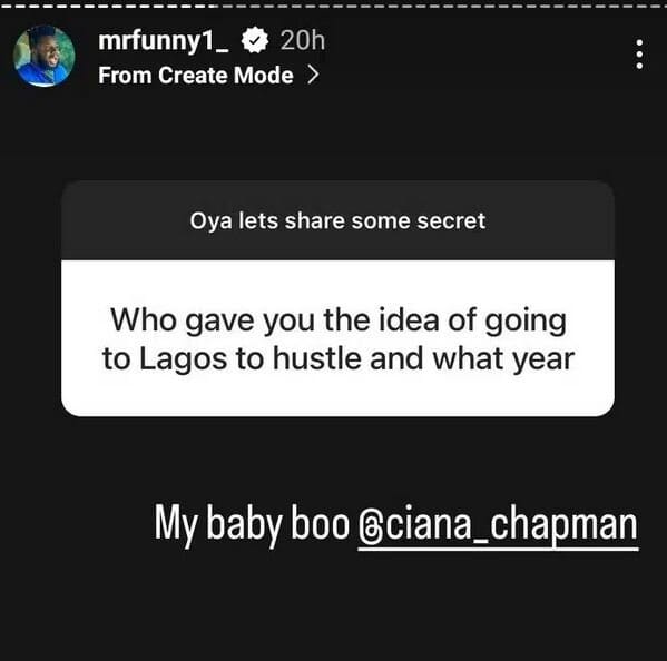 How My Fianc&eacute;e Inspired My Career Growth &ndash; "Sabinus" Reveals, How My Fianc&eacute;e Inspired My Career Growth &ndash; “Sabinus” Reveals, INFINITY LOADED