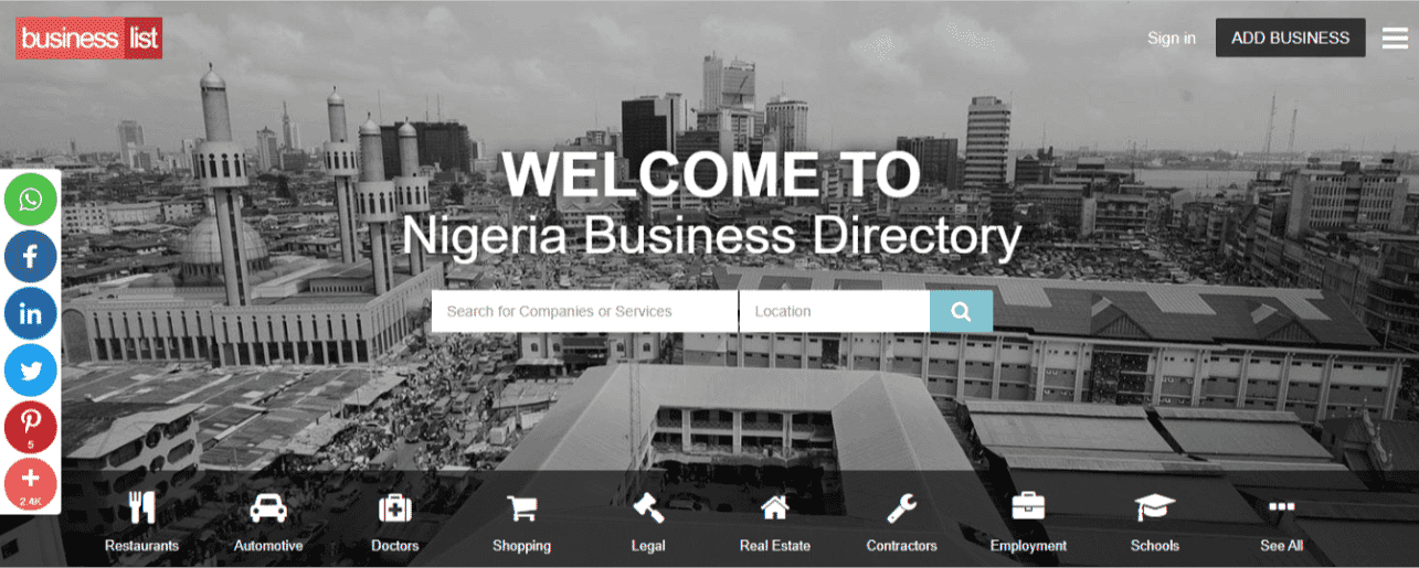 25 Online Business Directories In Nigeria You Should Know, 25 Online Business Directories In Nigeria You Should Know, INFINITY LOADED