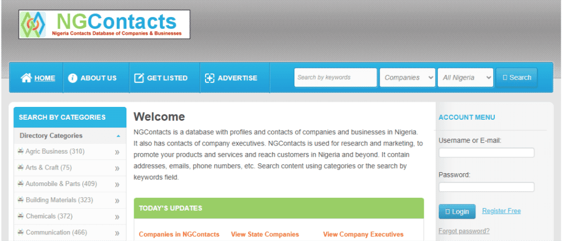 25 Online Business Directories In Nigeria You Should Know, 25 Online Business Directories In Nigeria You Should Know, INFINITY LOADED