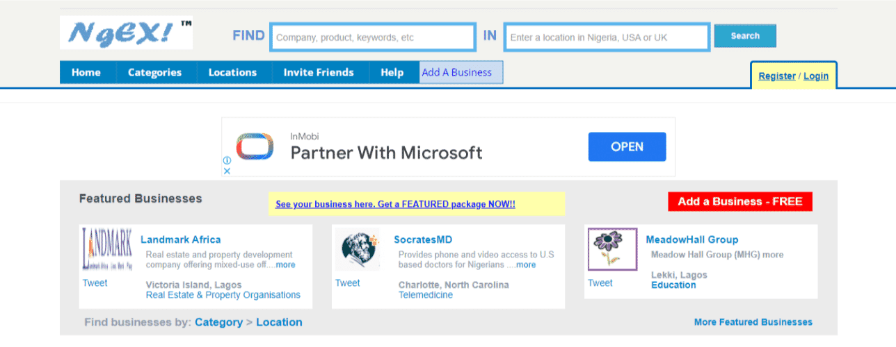 25 Online Business Directories In Nigeria You Should Know, 25 Online Business Directories In Nigeria You Should Know, INFINITY LOADED
